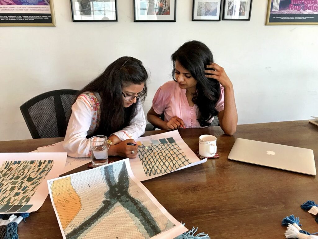 Sustainability inspiration one hand-knot at a time 