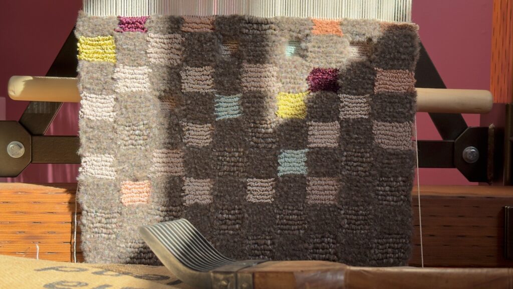 Designing Circularity: The Evolution of ECONYL® Nylon in Handmade Rugs Rug with econyl nylon