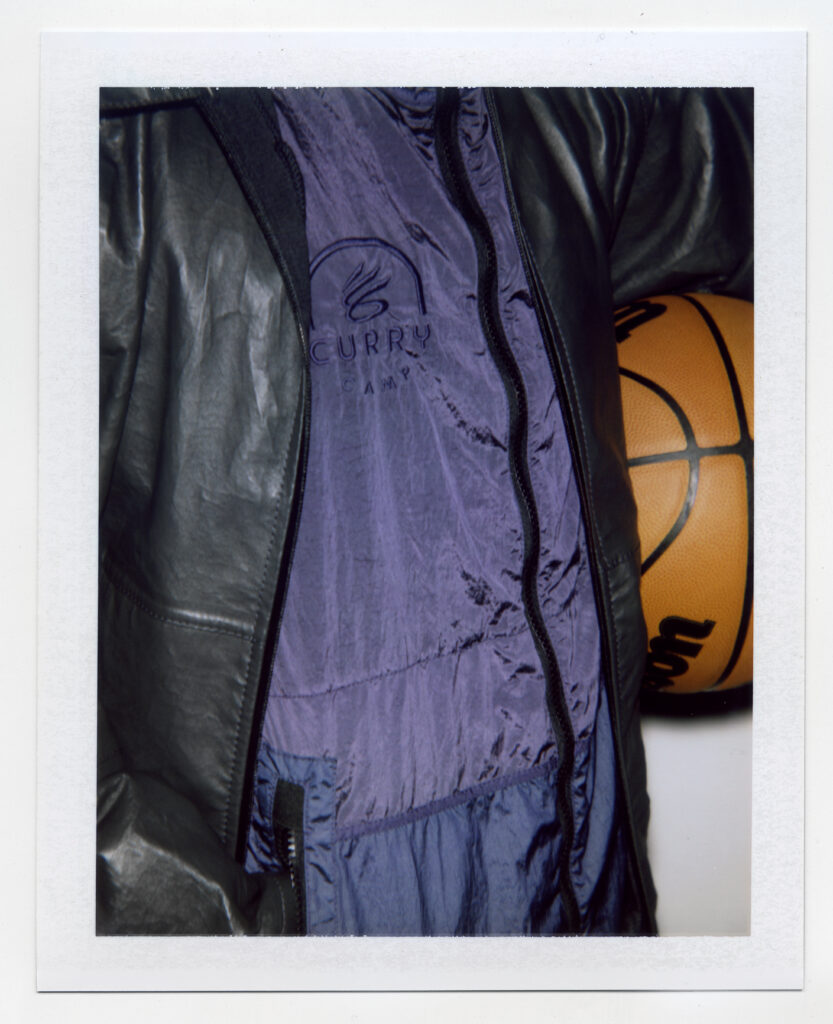 ECONYL® Regenerated Nylon featured in the Curry Camp custom tracksuit, by Stone Island and Curry Brand 