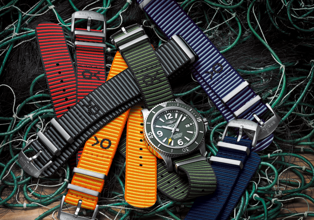 Breitling and Outerknown: a new Superocean Watch and the launch of the innovative Outerknown ECONYL® yarn Nato strap collection